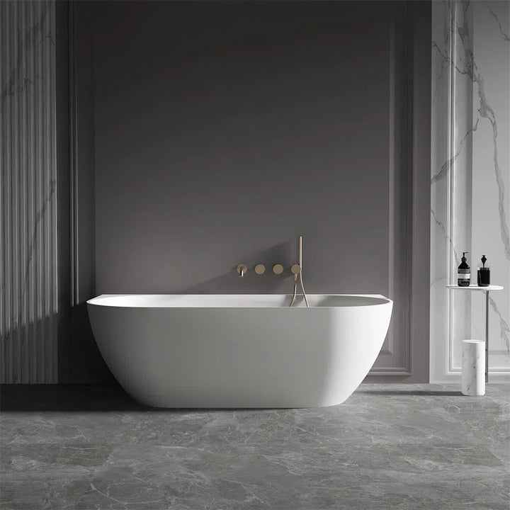 Kaskade Lillie Back To Wall Freestanding Bath