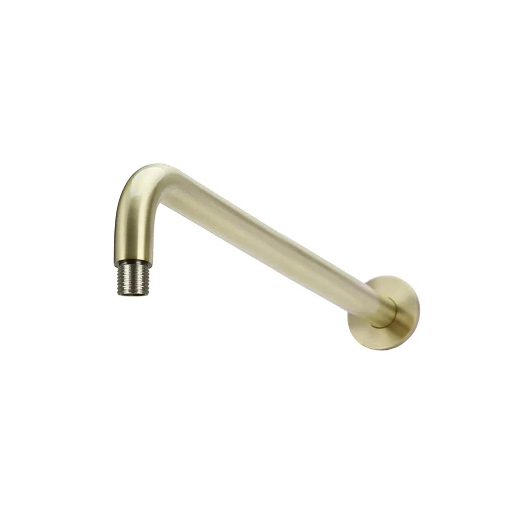 Meir Round Wall Shower Curved Arm 400mm