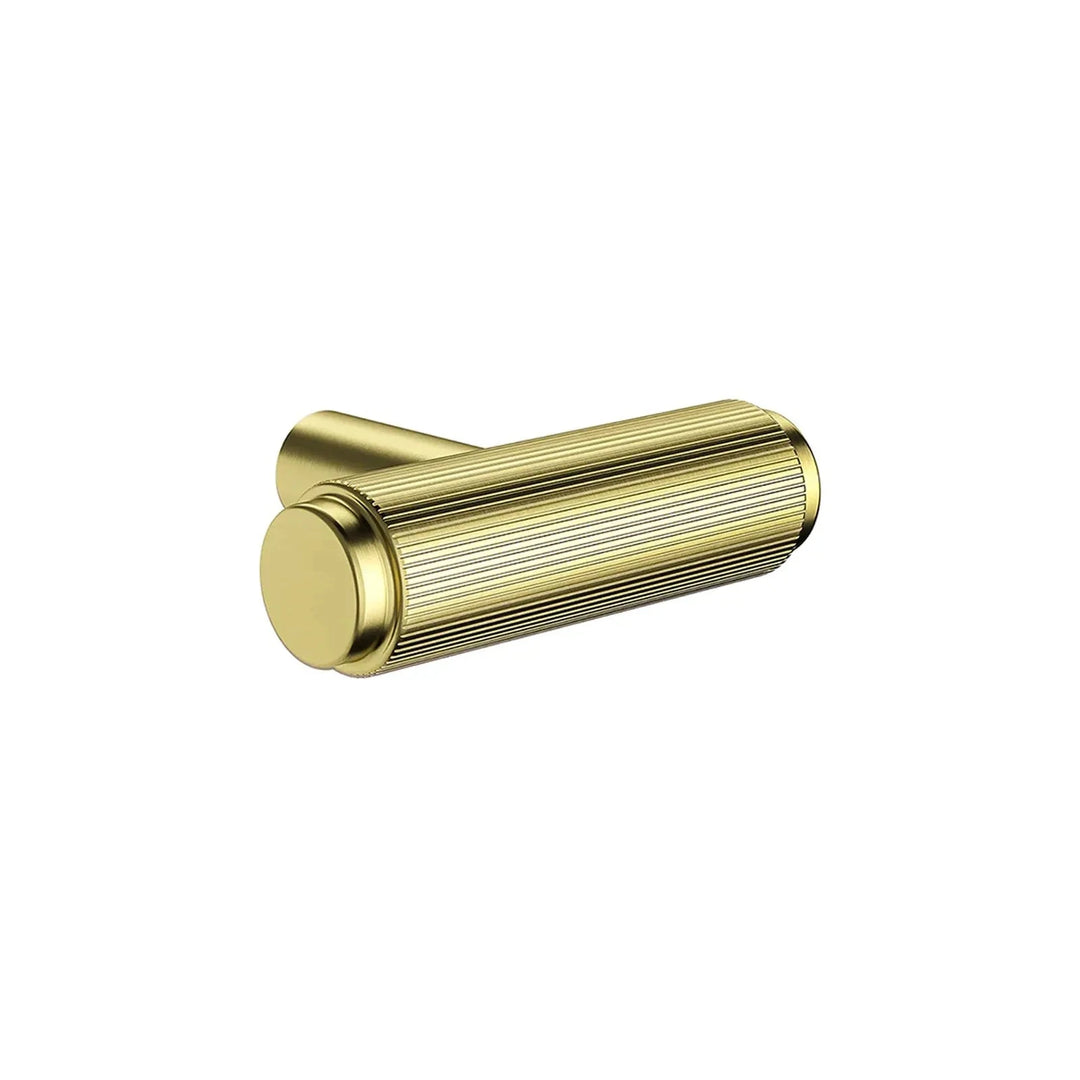 Meir Öppen T-Pull Cabinet Handle (Linear Knurled)
