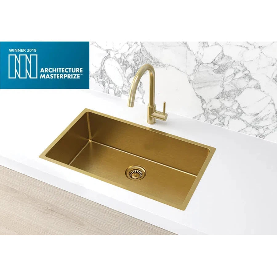 Meir Undermount Single Bowl Kitchen Sink (760mm x 440mm x 200mm)