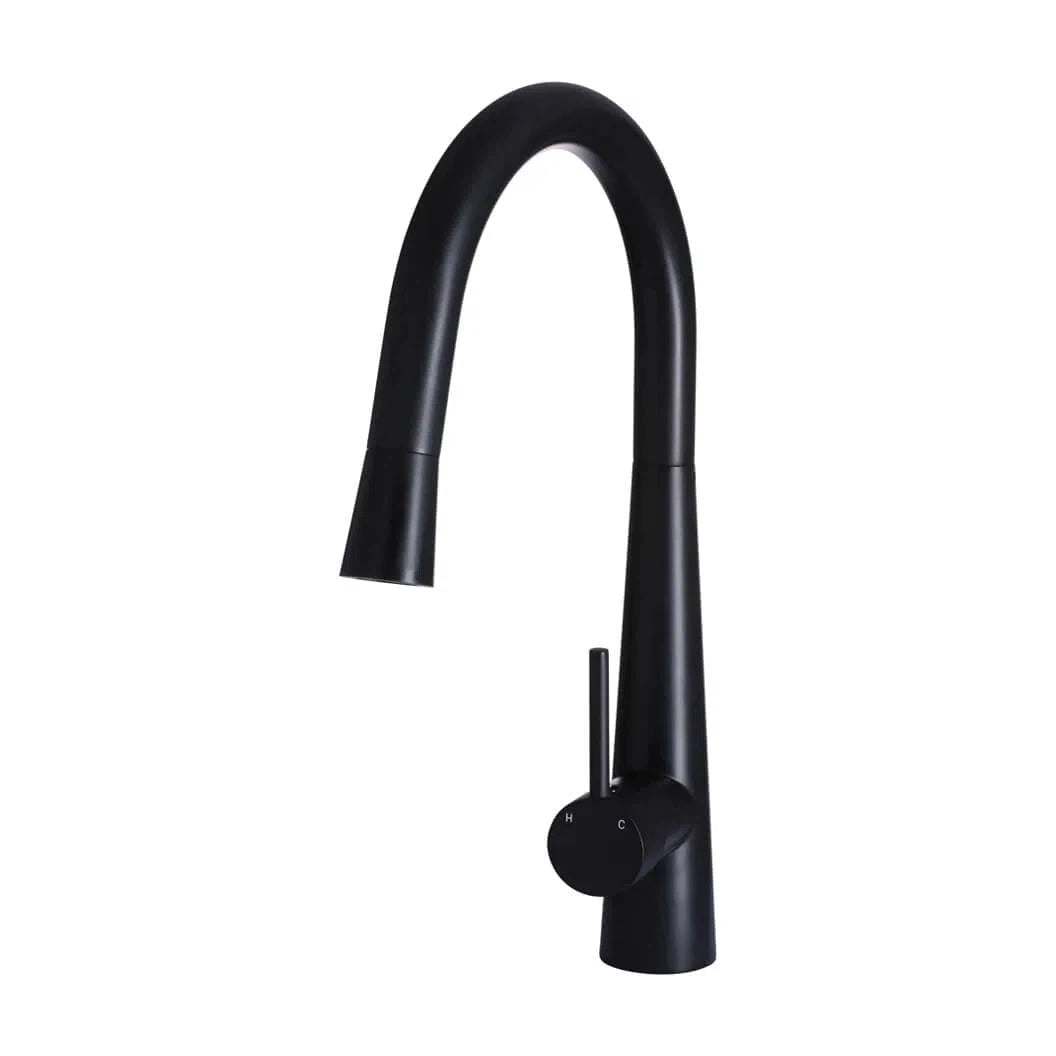 Meir Round Pull Out Kitchen Mixer Tap