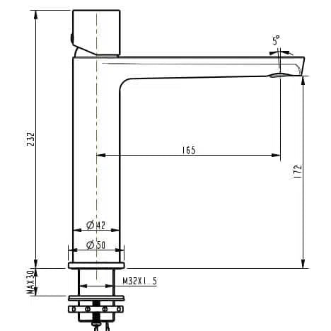 Mixers Millennium Millennium Finesa Mid Rise Vessel Mixer 10730