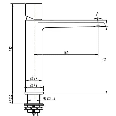 Mixers Millennium Millennium Finesa Mid Rise Vessel Mixer 10730