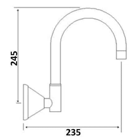 Millennium Waterfall Wall Spa Spout