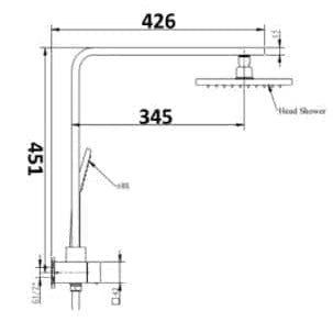 Millennium Kiato Dual Shower