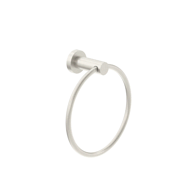 Accessories Nero Nero Classic/Dolce Hand Towel Ring Brushed Nickel