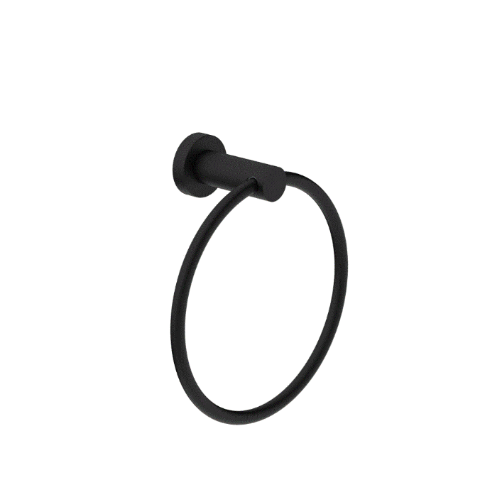 Accessories Nero Nero Classic/Dolce Hand Towel Ring Matte Black