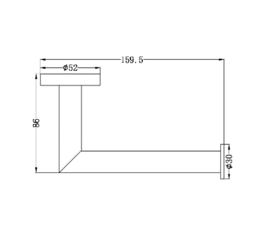 Nero Dolce Toilet Roll Holder