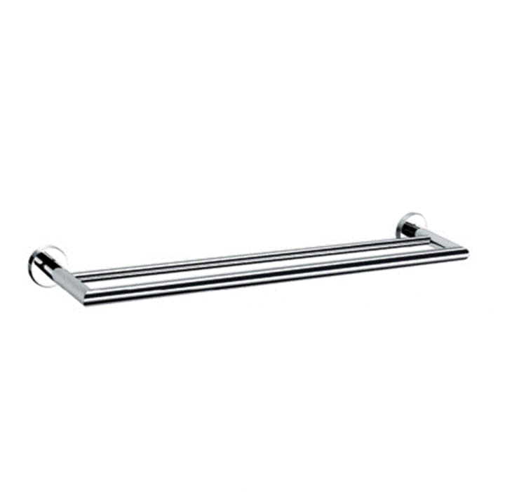 Double Towel Rail Nero Nero Dolce Double Towel Rail Chrome / 900mm