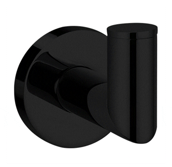 Robe Hooks Nero Nero Dolce Robe Hook Matte Black