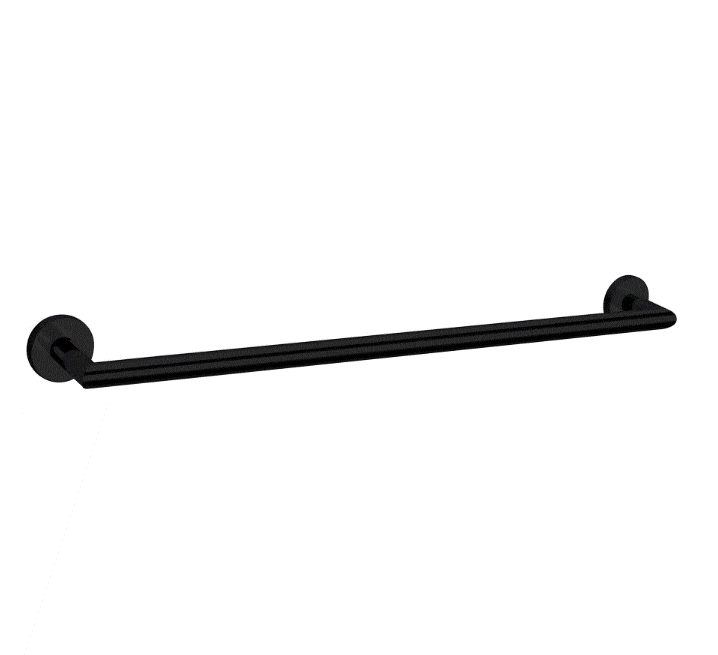 Nero Dolce Single Towel Rail
