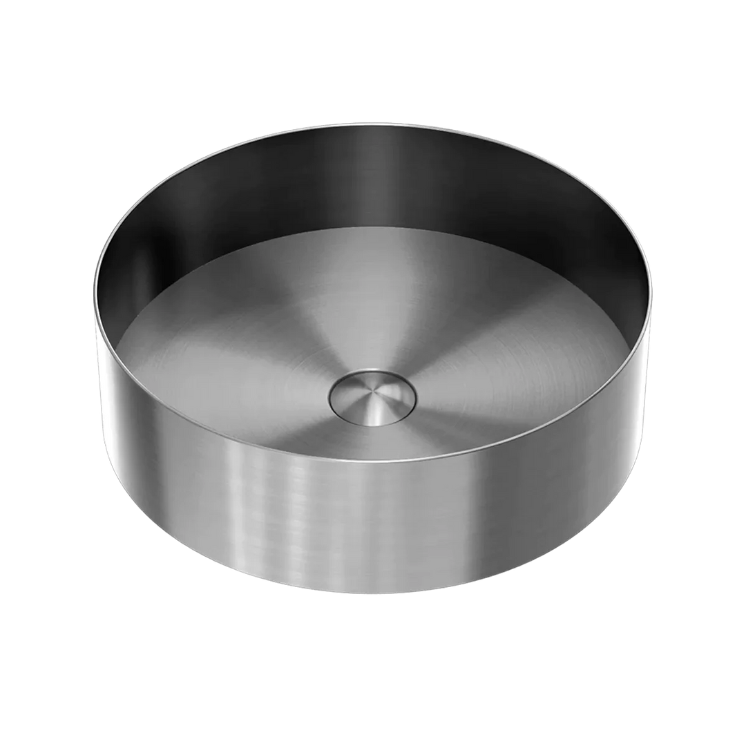 Nero Round 400mm Stainless Steel Basin