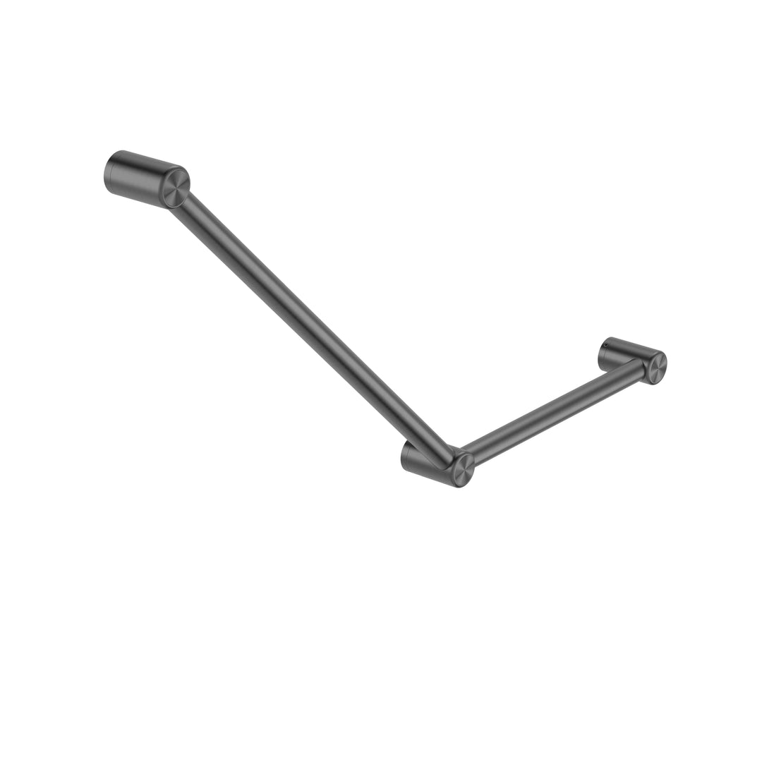 Nero Mecca Care 32mm Ambulant Toilet Grab Rail 45 Degree 750x450mm