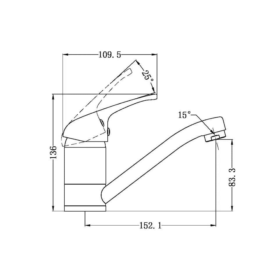 Nero Classic Swivel Basin Mixer