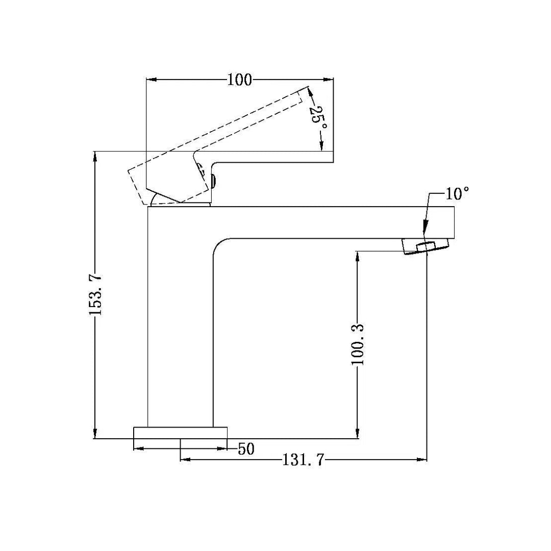 Nero Ecco Basin Mixer