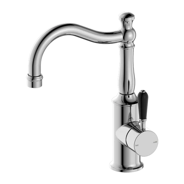 Nero York Basin Mixer Hook Spout