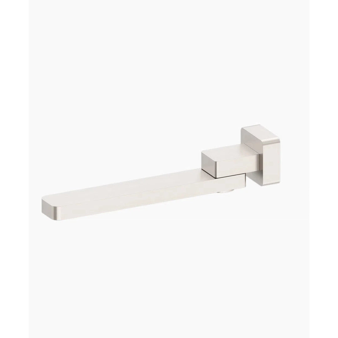 Nero Celia Swivel Bath Spout Brushed Nickel