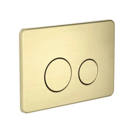 Nero In Wall Toilet Push Plate Brushed Gold