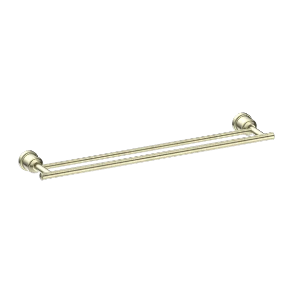 Nero York Double Towel Rail 600mm