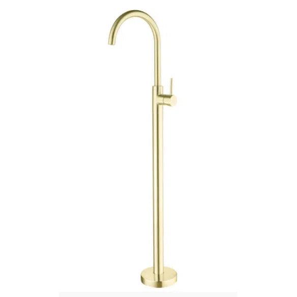 Nero Floor Mount Mixer Brushed Gold