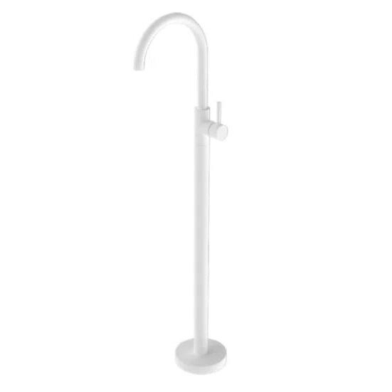 Freestanding Bath Tap Nero Tapware Nero Floor Mount Mixer Matte White