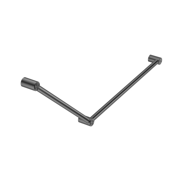 Nero Mecca Care 32mm DDA Grab Rail Set 45 degree 750x900mm