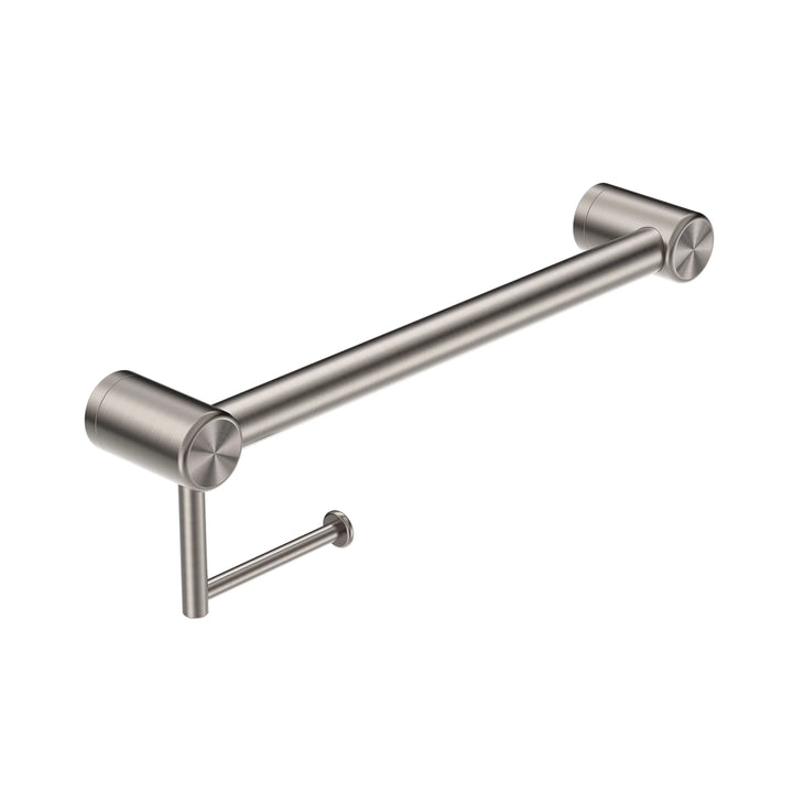 Nero Mecca Care 32mm Grab Rail With Toilet Roll Holder 450mm