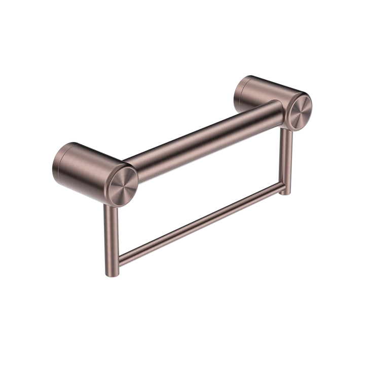 Nero Mecca Care 32mm Grab Rail With Towel Holder 300mm