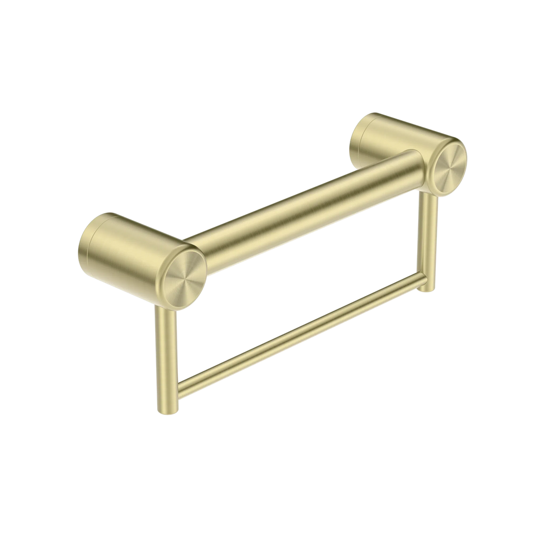 Nero Mecca Care 32mm Grab Rail With Towel Holder 300mm