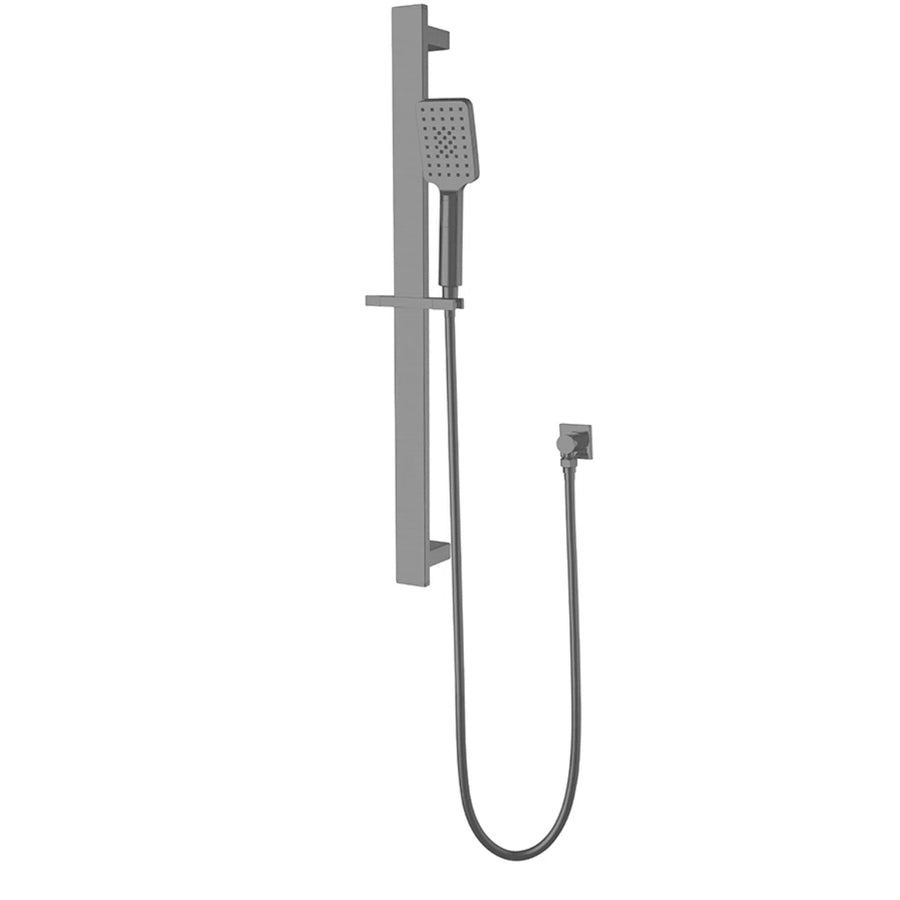 Rail Showers Nero Tapware Nero Celia New Shower Rail Gun Metal