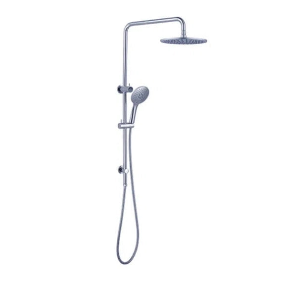 Rail Showers Nero Tapware Nero Dolce/Mecca Shower Set Shower Head Chrome 250mm