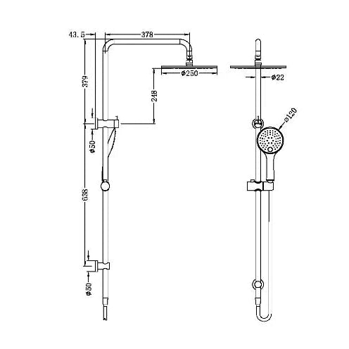 Nero Mecca Shower Set Shower Head