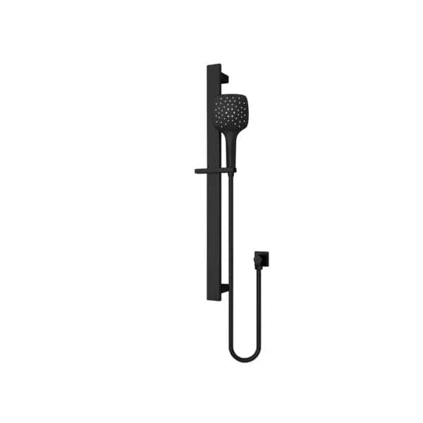 Nero Rain Square 3 Function Rail Shower Matte Black