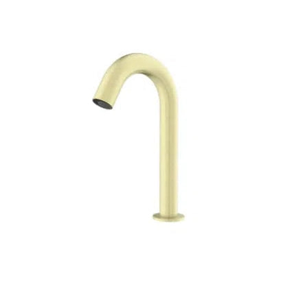 Sensor Taps Nero Tapware Nero Electronic Basin Tap Brushed Gold