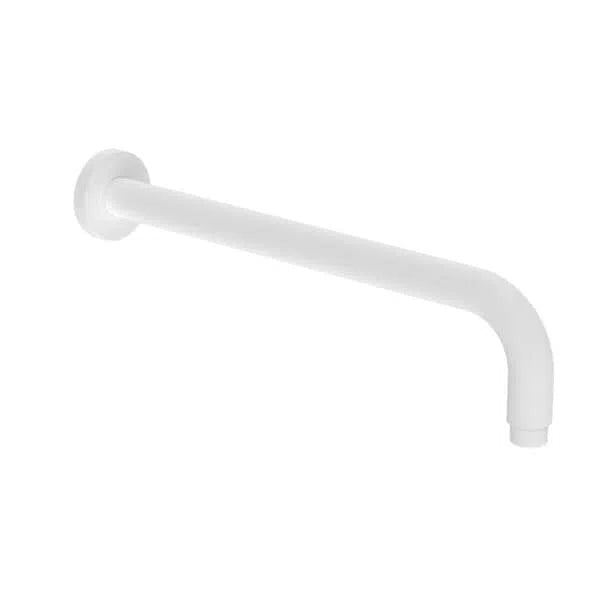 Nero Round Shower Arm L Shape Matte White