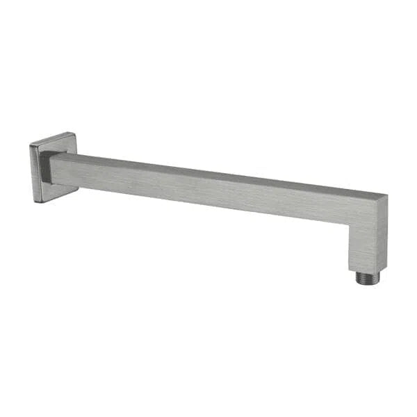 Nero Square Shower Arm L Shape Gun Metal