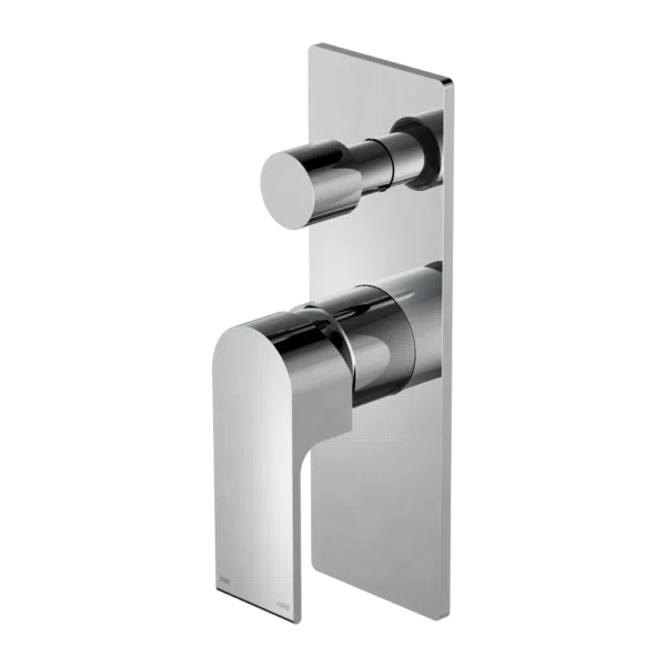 Nero Bianca Shower Mixer with Diverter Chrome