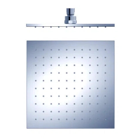 Nero Square Shower Head Chrome 250mm