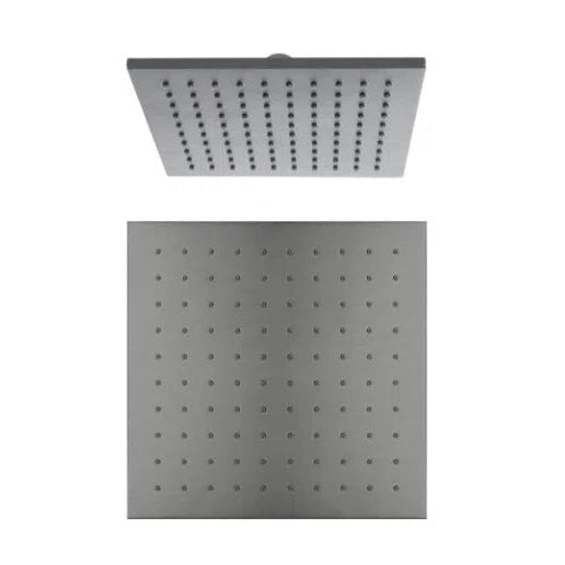 Nero Square Shower Head Gun Metal 250mm