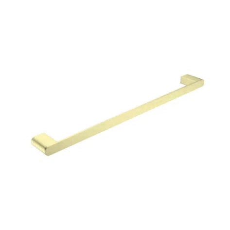 Single Towel Rail Nero Tapware Nero Bianca Single Towel Rail 600mm Brushed Gold