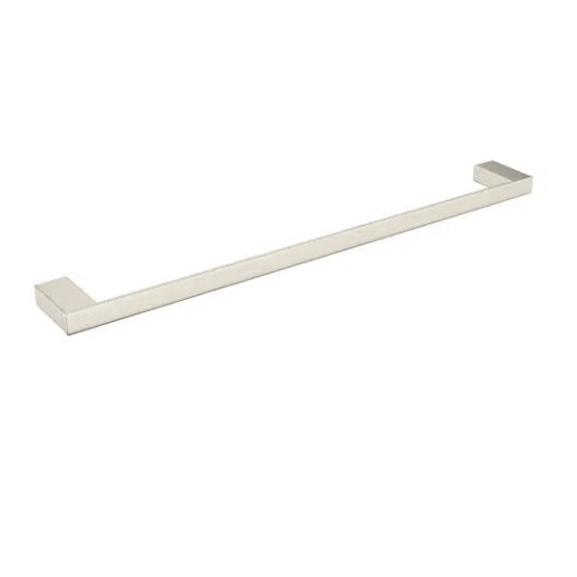 Nero Celia 800mm Single Towel Rail Brushed Nickel