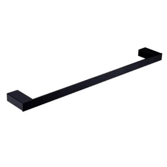 Nero Celia 800mm Single Towel Rail Matte Black