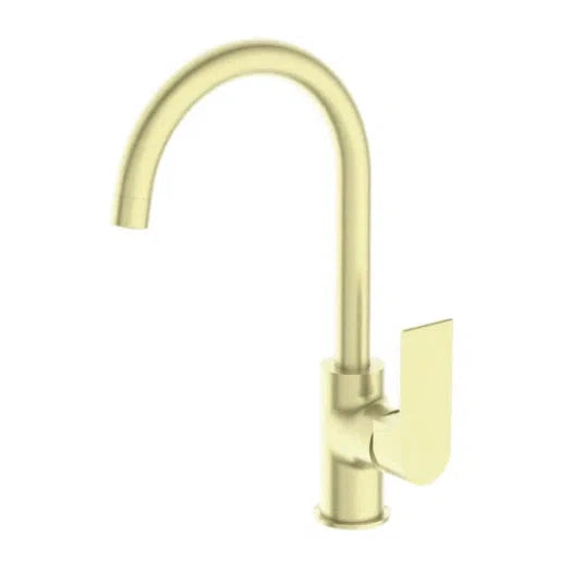 Nero Bianca Kitchen Mixer Gooseneck Spout