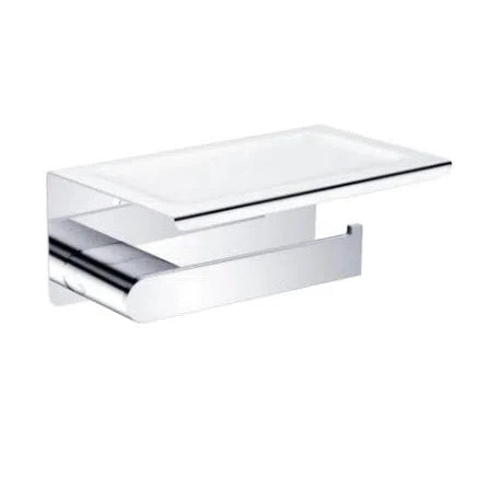 Toilet Roll Holder Nero Tapware Nero Bianca Toilet Roll Holder With Phone Holder Chrome