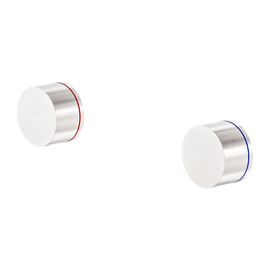 Top Assembly Nero Tapware Nero Kara Wall Top Assembly Brushed Nickel