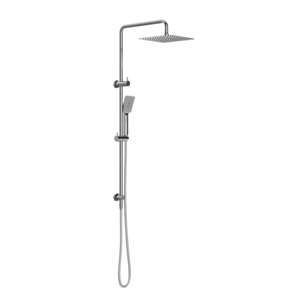 Nero Builder Project Square Twin Shower Chrome