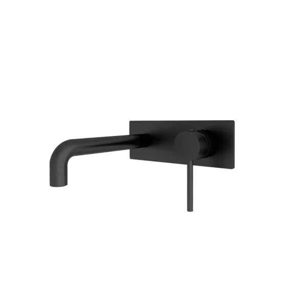 Wall Mixer Sets Nero Tapware Nero Dolce Basin Mixer Stylish Spout Matte Black