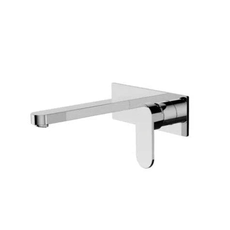 Wall Mixer Sets Nero Tapware Nero Ecco Wall Basin Mixer Chrome
