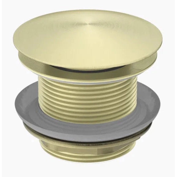 Nero 40mm Bath Pop-Up Plug With Removable Waste No Overflow Brushed Gold