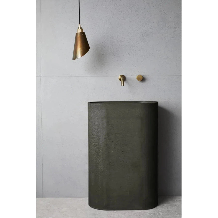 Nood Co. Nood Co. Molli Freestanding Basin Mid Tone Grey